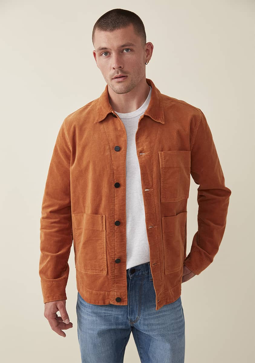The MARS Jacket in Marigold Cord DENIMSMITH – Denimsmith