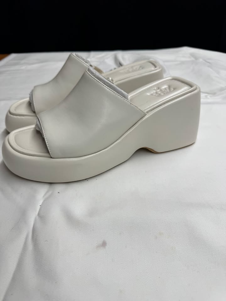 ZARA chunky beige sandal mule EU41