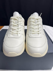 EVERLANE mens leather sneaker white cream US 12/ AU & UK 10