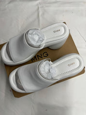 MNG Chunky platform heel white EU 39/ AU 8