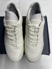 EVERLANE mens leather sneaker white cream US 12/ AU & UK 10